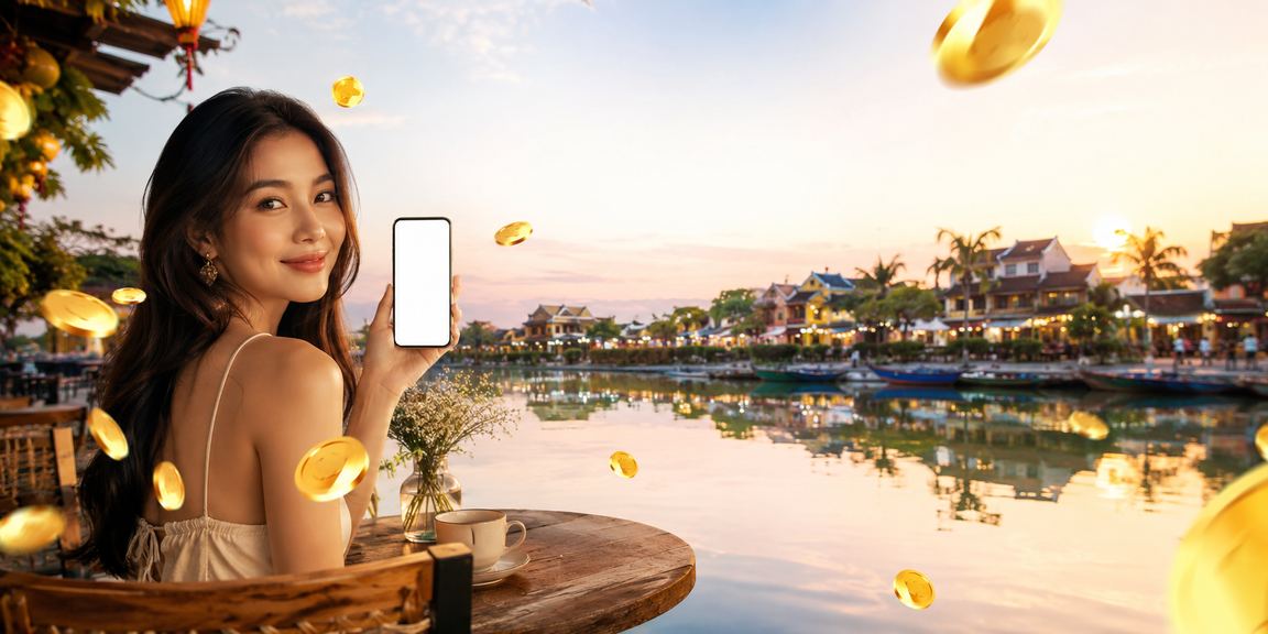 Người dùng VIP tại Hội An đăng ký tài khoản 3501 bên tách cà phê sáng sớm phố cổ