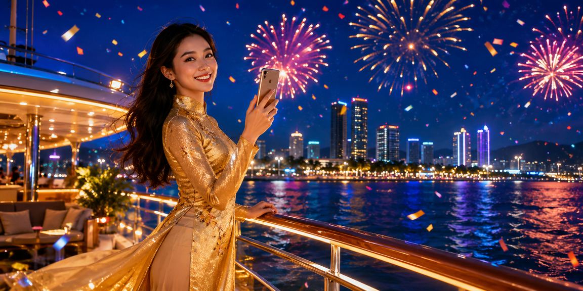 Thành viên VIP tại Nha Trang trải nghiệm casino trực tuyến trên điện thoại với áo dài truyền thống